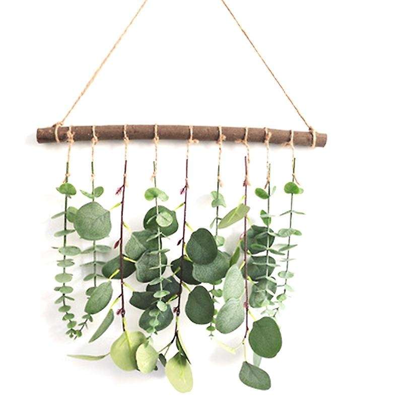 Artificial Eucalyptus Wall Hanging Decor Wall Hanging for Wedding C