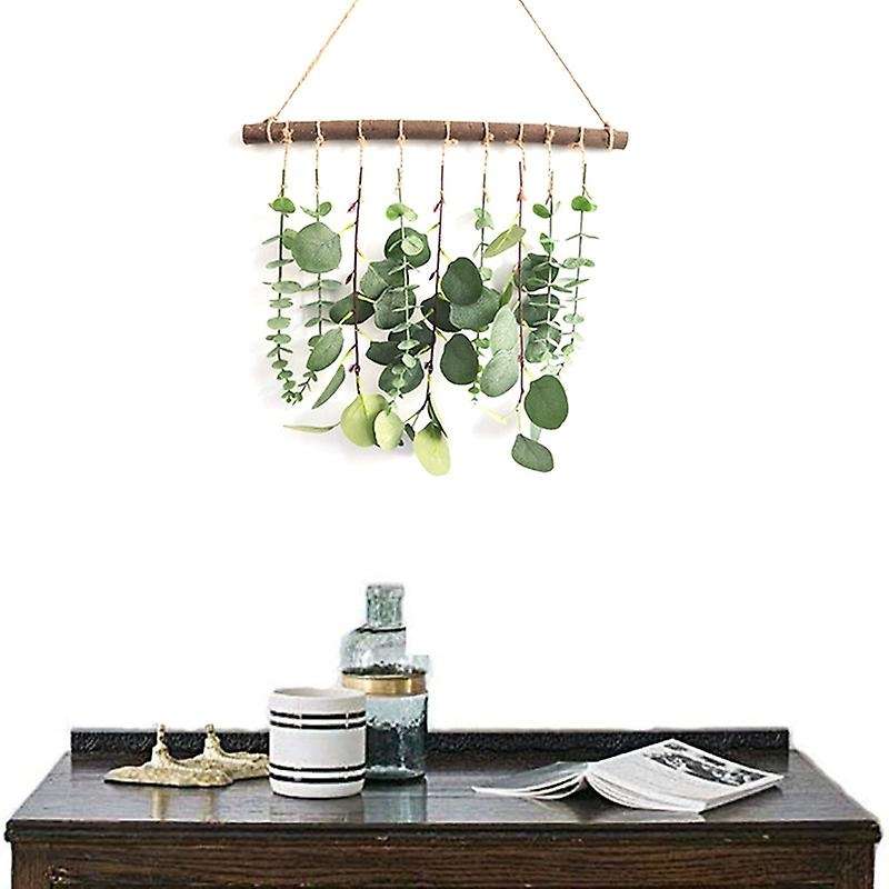 Artificial Eucalyptus Wall Hanging Decor Wall Hanging for Wedding C