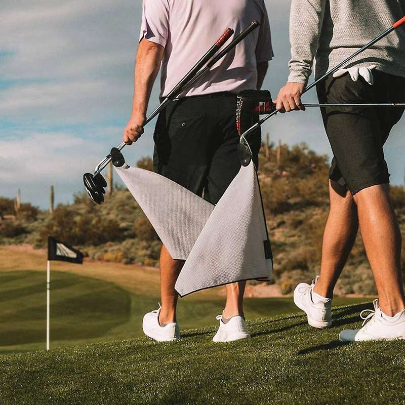 Magnetic Towel, for Strong Hold to Golf Carts Or Clubs,black