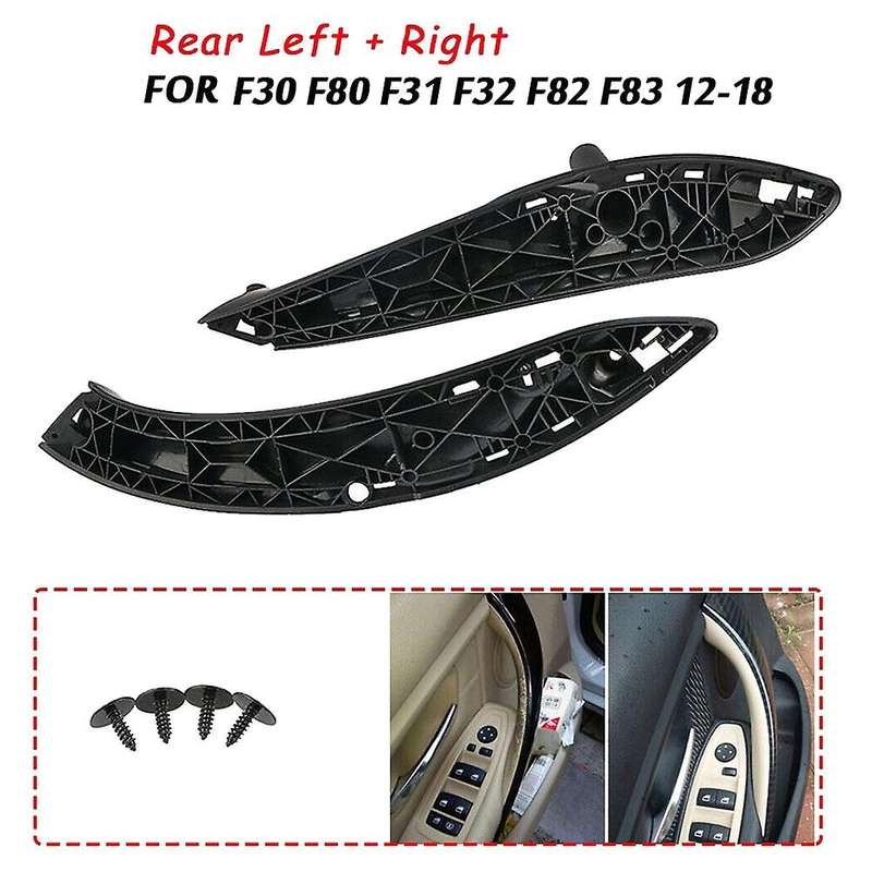 Rear Right Car Interior Inner Door Pull Handle Cover for -bmw