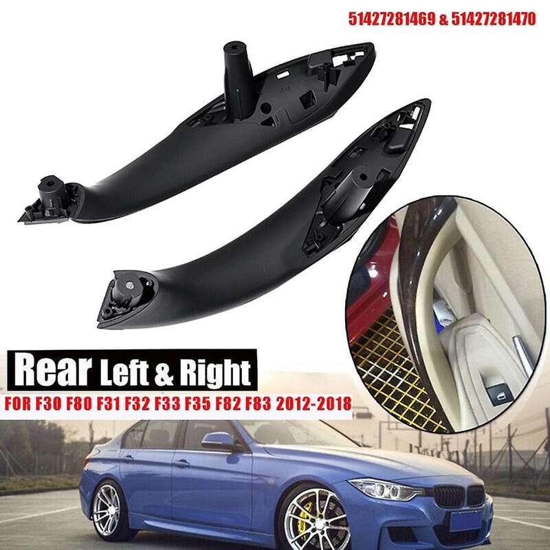 Rear Right Car Interior Inner Door Pull Handle Cover for -bmw