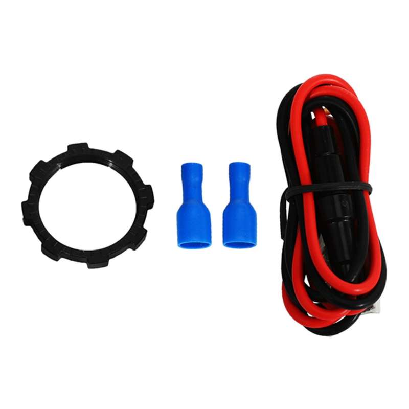 Dual Usb Charger 2.1a & 2.1a with Digital Voltmeter Green Led Light