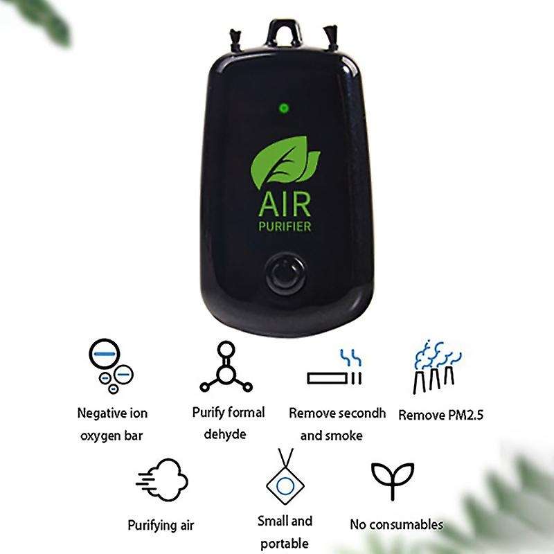 12 Million Negative Ion Generator Purifier Fashion Personal White