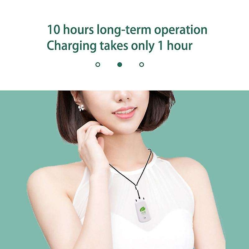 12 Million Negative Ion Generator Purifier Fashion Personal White
