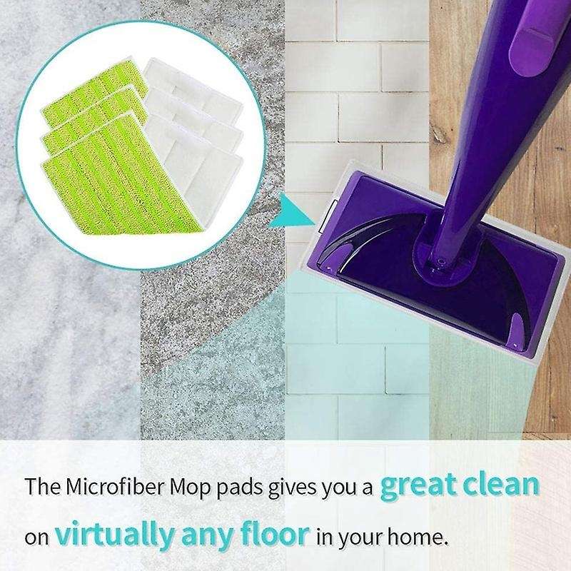 5 Pack Reusable Mop Pads for Swiffer Wet Jet Microfiber Refills