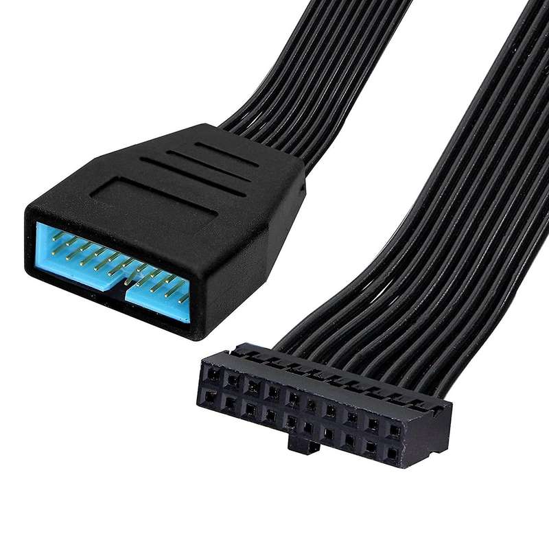 5pcs Usb3.0 Header Extension Cable,19/20 Pin Male to Female (5.9inch)