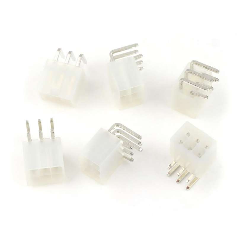 50pcs 6p Curved Pin Socket 4.2mm 2x3p Female Connector