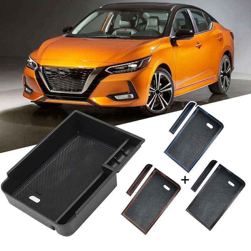 Central Console Armrest Storage Box Holder for Nissan Sentra 20-22