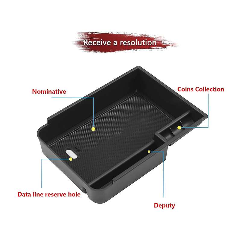 Central Console Armrest Storage Box Holder for Nissan Sentra 20-22