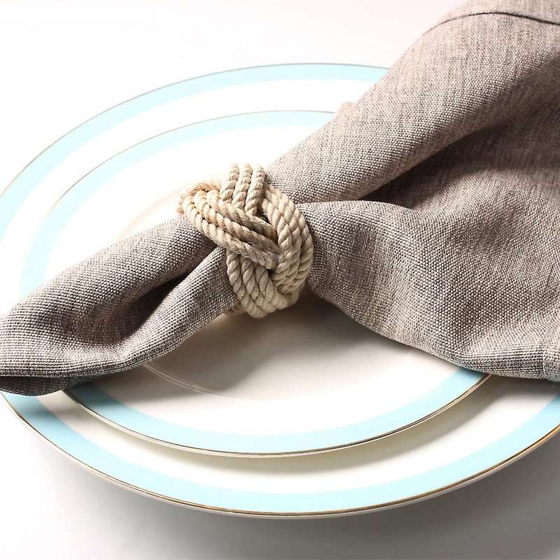 Napkin Ring Set Of 7,napkin Rings Bulk for Party Decoration