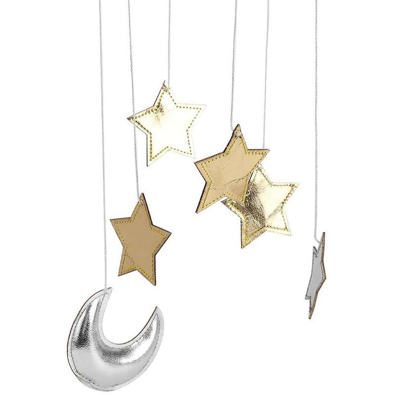 Cloud Hanging Decoration Floating Cloud Pendant with Moon Stars
