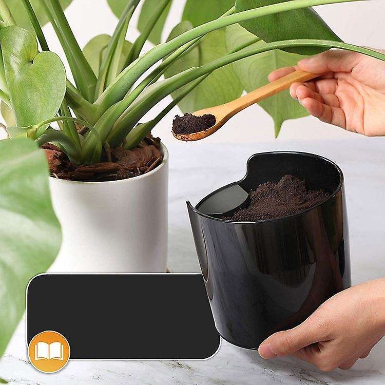 Coffee Powder Residue Box Black Non-slip Detachable Knock Bar Bucket