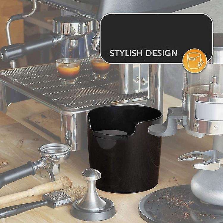 Coffee Powder Residue Box Black Non-slip Detachable Knock Bar Bucket