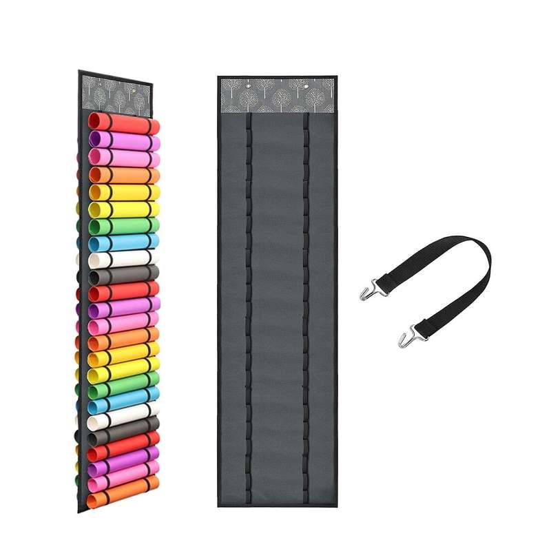 Vinyl Roll Holder with 48 Compartments, Organizers Gray Tree