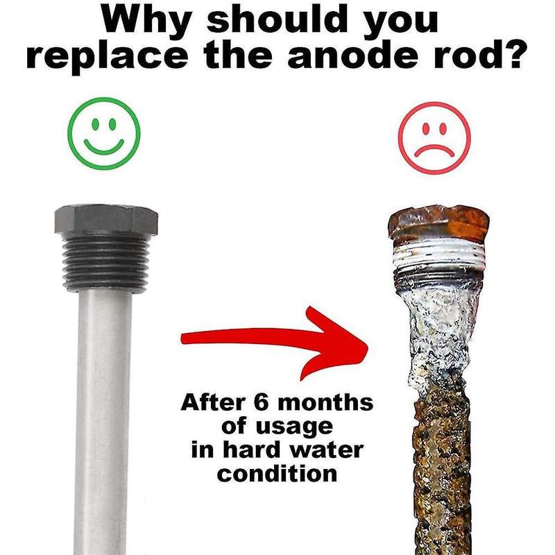 Rv Water Heater Magnesium Anode Rod for Atwood Heaters, 2 Pack