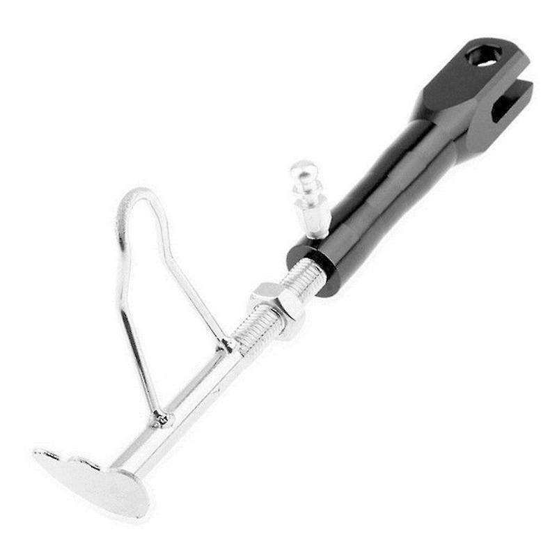 Black Cnc Motorcycle Kickstand Side Stand Adjustable Leg Prop Post