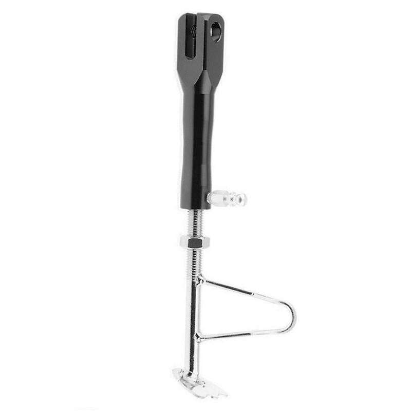 Black Cnc Motorcycle Kickstand Side Stand Adjustable Leg Prop Post