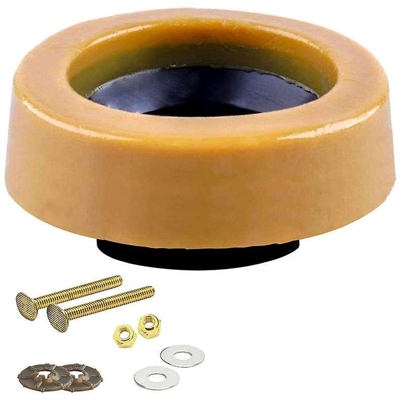 Toilet Wax Ring Kit for Outlet Toilets Install with Flange and Bolts