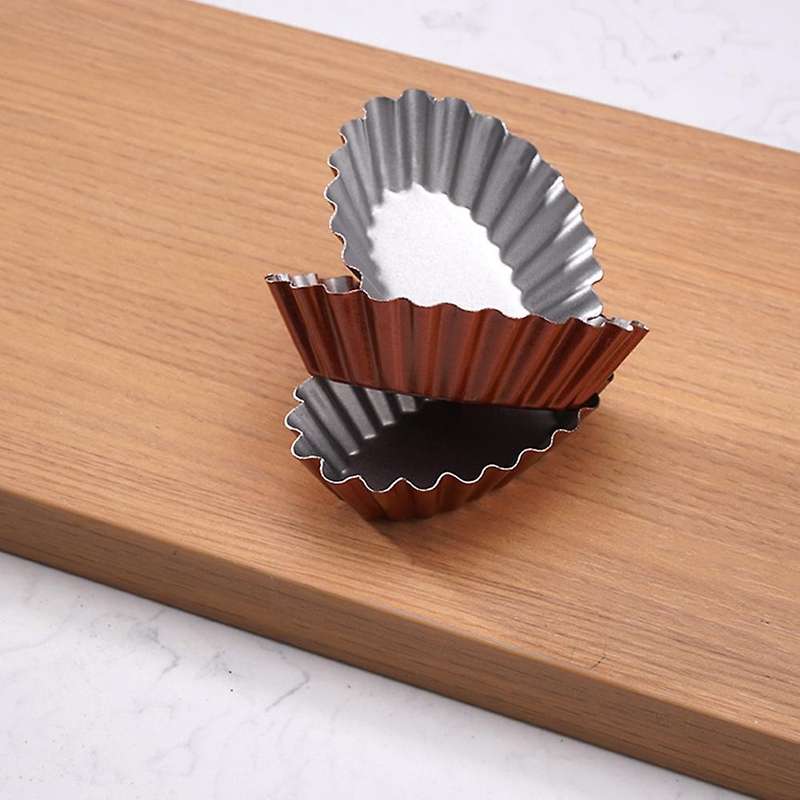 12 Pack Tart Mold Cookie Mold Chrysanthemum Cup Fruit Pie Plate Pan