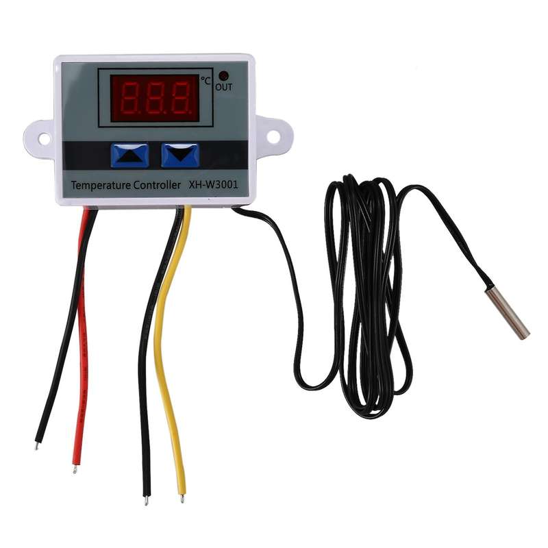 3pcs 220v 10a Digital Led Temperature Controller Switch Probe