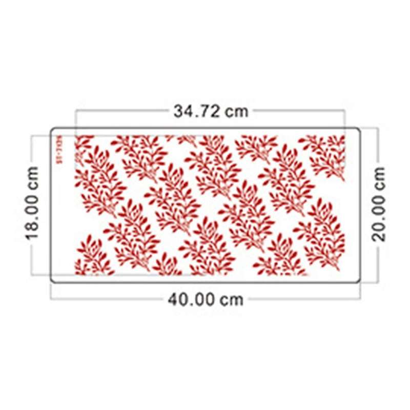 4pcs Leaf Petals Cake Stencil Plastic Lace Cake Decorating Tools Mold