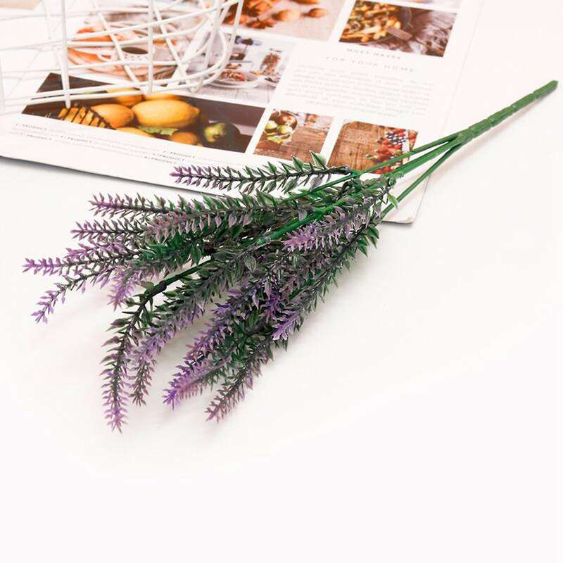 Artificial Lavender Flowers 12 Bundles Outdoor Uv Resistant Fake