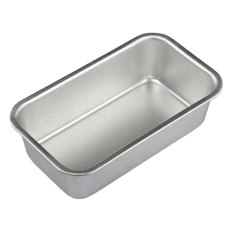 8pcs Aluminum Alloy Loaf Tin Rectangular Non-stick Bread Mould