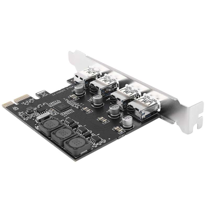 4 Port Usb 3.0 Pci Express Expansion Card Pcie Pci-e Host Controller