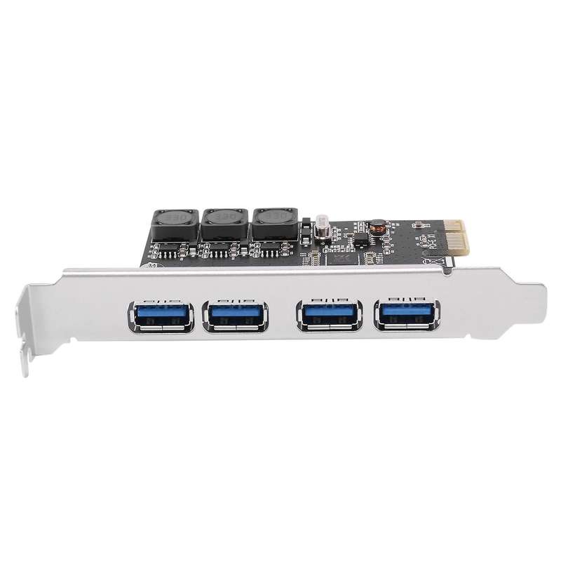 4 Port Usb 3.0 Pci Express Expansion Card Pcie Pci-e Host Controller