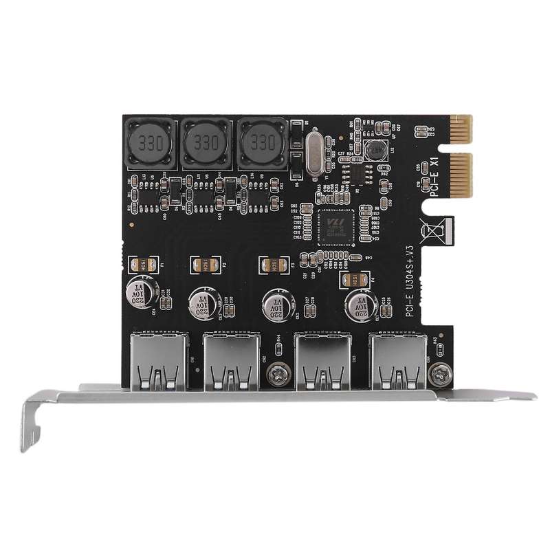 4 Port Usb 3.0 Pci Express Expansion Card Pcie Pci-e Host Controller
