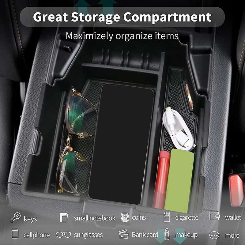 Car Central Console Armrest Storage Box for Chevrolet Traverse 18-21