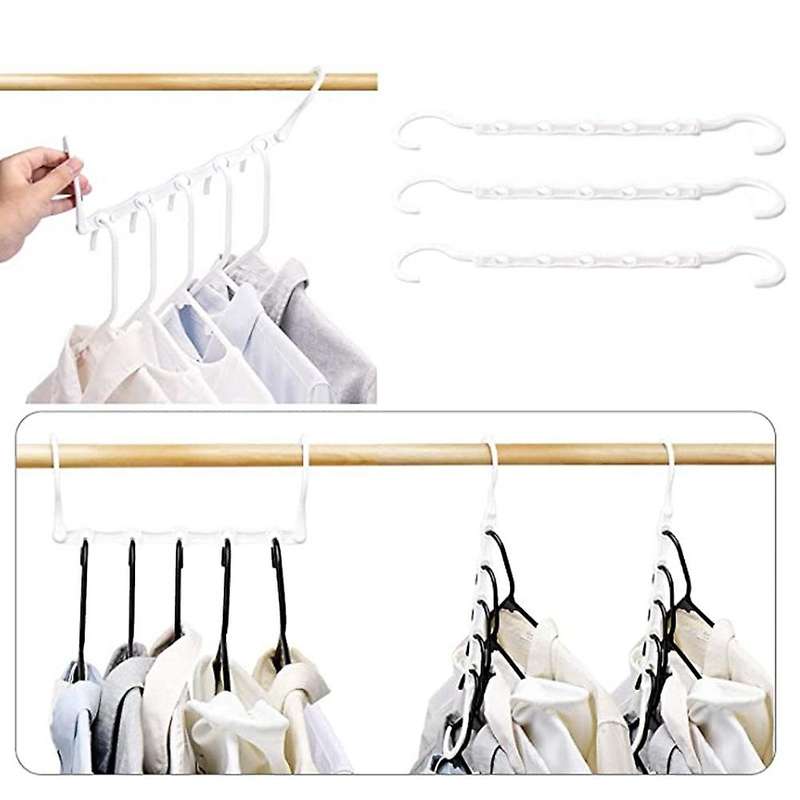 10pcs Magic Hangers Closet Organizers and Storage, for Wardrobe -a