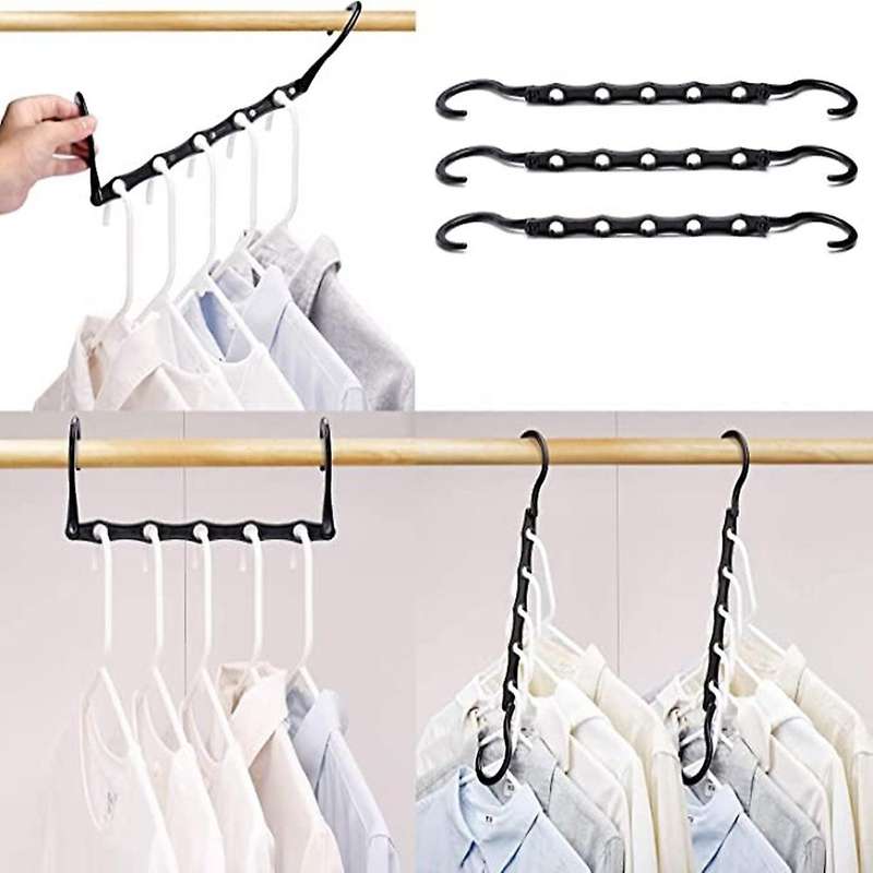 10pcs Magic Hangers Closet Organizers and Storage, for Wardrobe -a