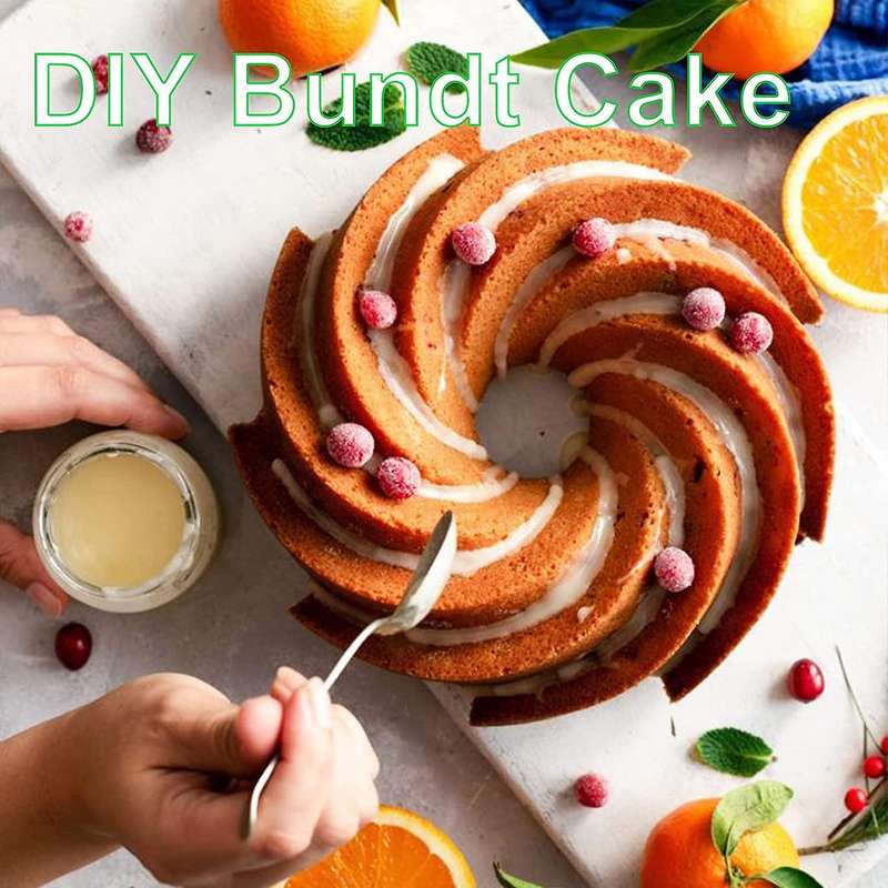 Silicone Cake Pan Cake Baking Pan Non-stick Pan Grooved Cake Pan-a