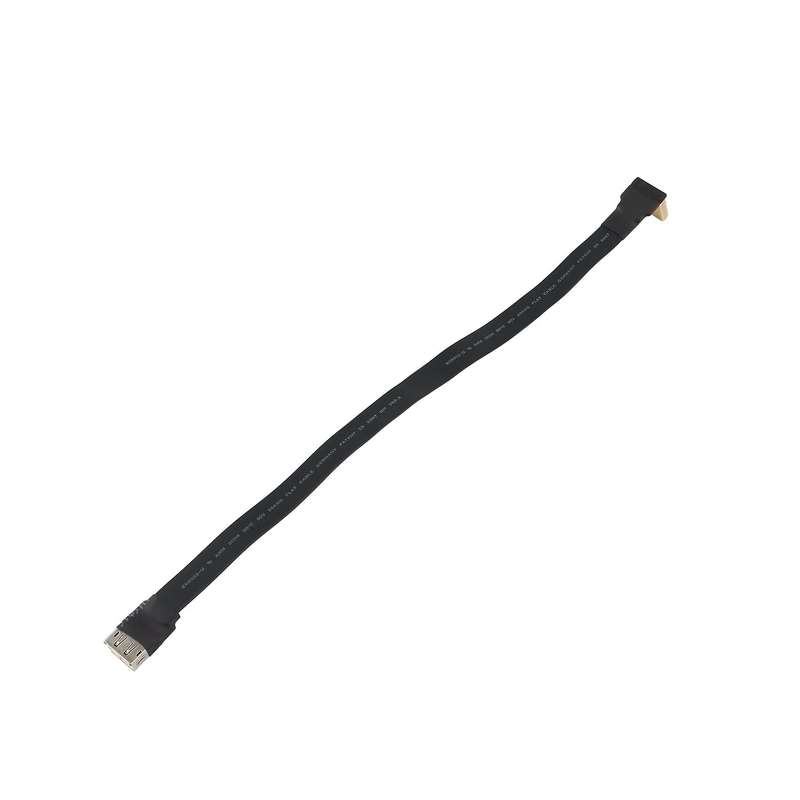 Displayport Ribbon Male-female Flat Emi Shielding Fpc Cable, 30cm
