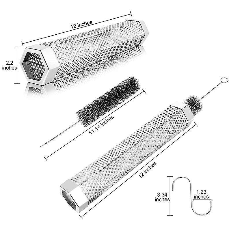 Stainless Steel 304 Smoker Tube for Grill Pellet Smoker Tube for Bbq