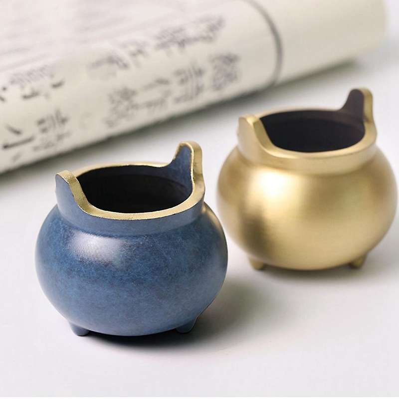 Incense Burner Incense Holder Made Of Brass with Incense Insert(b)