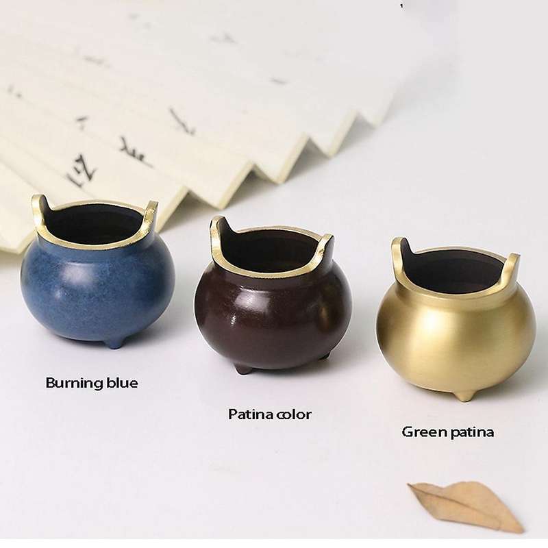 Incense Burner Incense Holder Made Of Brass with Incense Insert(b)