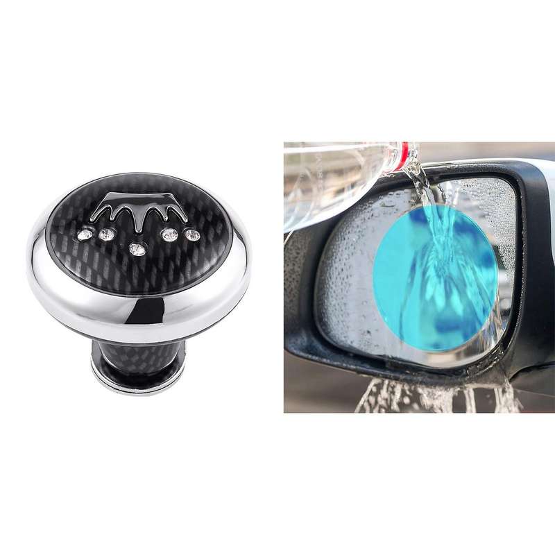6pcs Car Rearview Mirror Film Side Mirror Anti-glare Film Nano Film