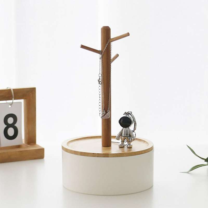 Tree Branch Storage Tray Key Hanger Display Jewelry Holder Rack C
