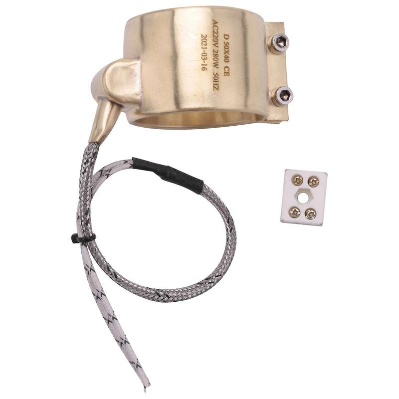 220v 280w 50 X 40mm Brass Nozzle Belt Heating Elements for Injection