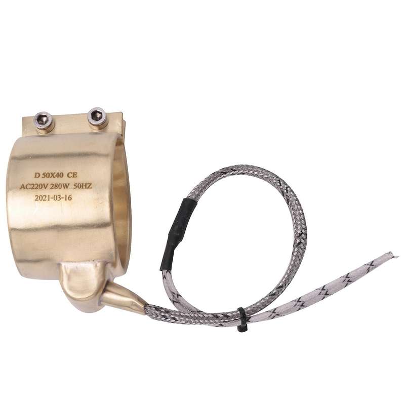 220v 280w 50 X 40mm Brass Nozzle Belt Heating Elements for Injection