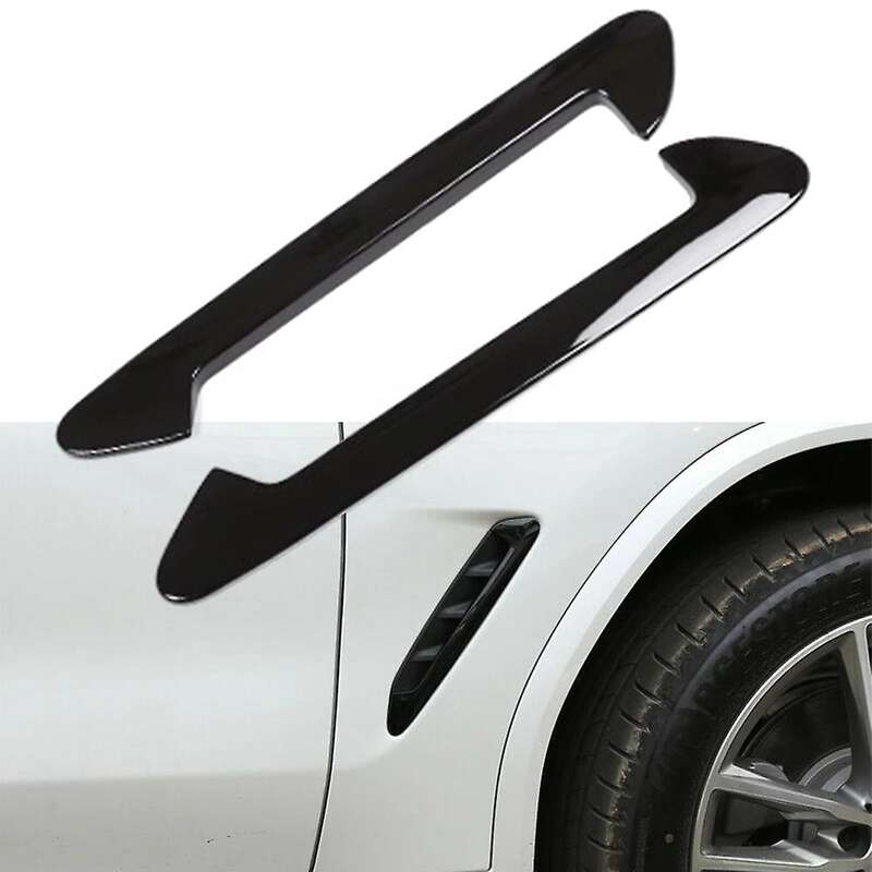 For-bmw X3 2018-2022 Side Fender Side Vent Cover Trim Siver Black