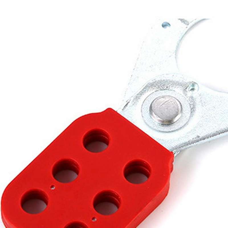 2 Pcs Lock Out Tag Out Lock Hasp Steel Nylon for Industry Equipment