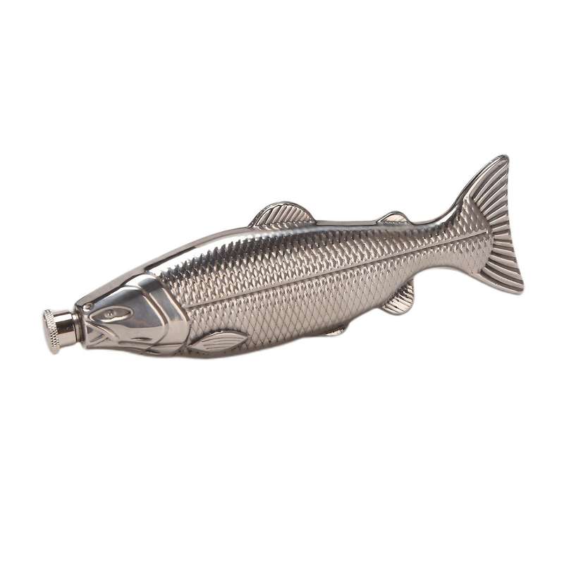 1 Set Fish-shape 5oz Bottle Mini Pocket Flask Drinkware for Outdoor