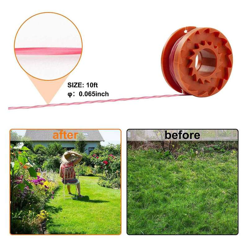 Worx Strimmer Spool, 10 Pcs Lawn Mower Strimmer Spool Grass Trimmer