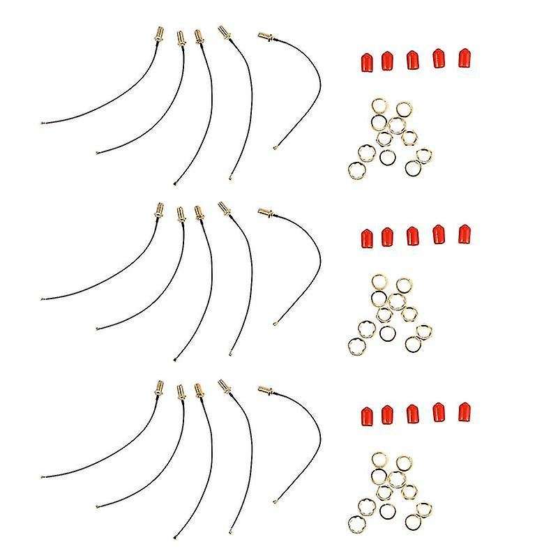 15 Pcs 15cm Sma to Ipex Rf Female Adapter Cable Connector