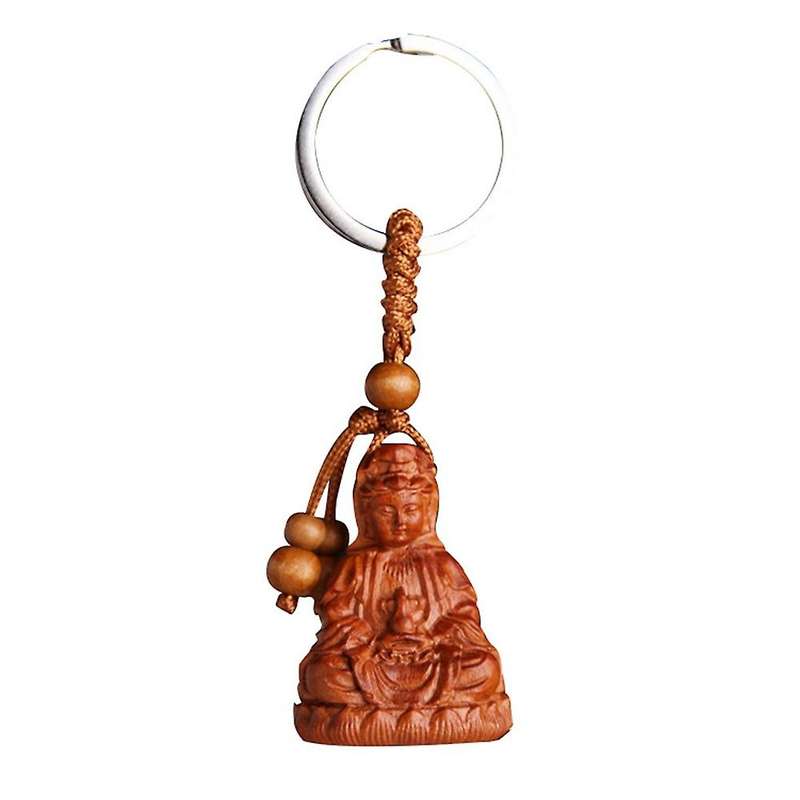 10pcs Guanyin Pendant Key Ring Jewelry Gift for Car Accessories