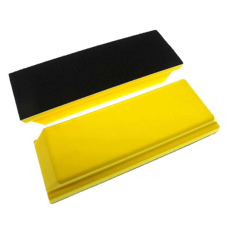 2pcs Hand Sanding Block Pu Foam for Hook Loop Sanding Discs