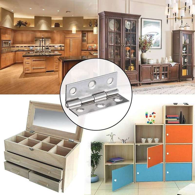 20pcs 44mm Folding Door Hinges with Screws,for Home Door Repair